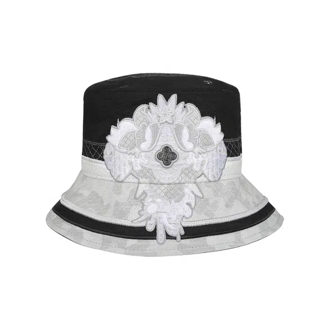 SWOFCARE Black Label Elephant Embroidery Bucket Hat