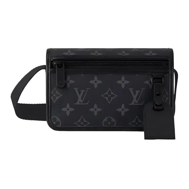 Louis Vuitton Classic Monogram Strap Bag Black