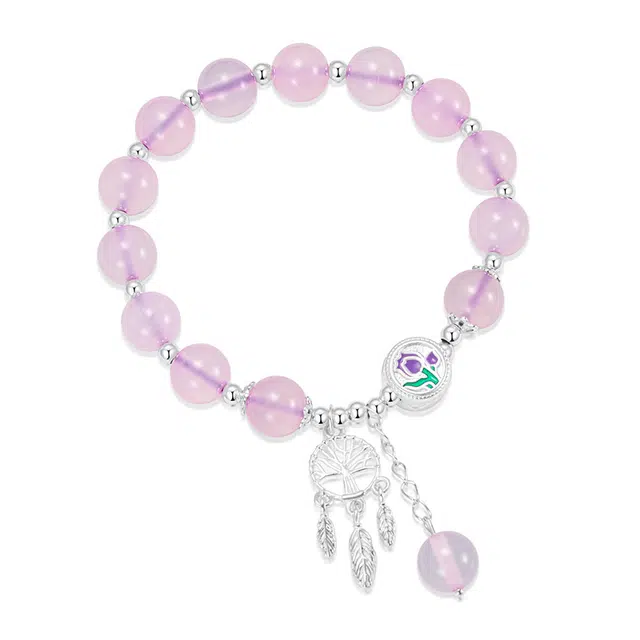 北京黄金 捕梦网 梦幻精致轻奢简约 好运表白送礼 日常通勤百搭 玛瑙 手串 男女同款情侣款