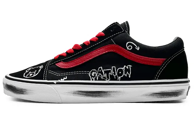 Vans Old Skool Black Red