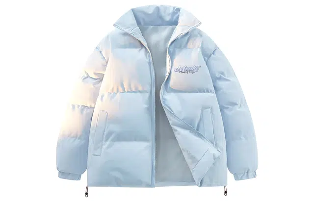 王者荣耀 梦奇款 美式复古加厚面包服立领简约宽休闲舒适棉服 男女同款 清风绿