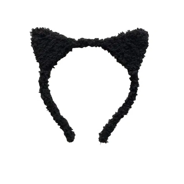 丹琴 可爱猫咪百搭洗脸绒毛猫耳朵 毛绒 发箍 女款