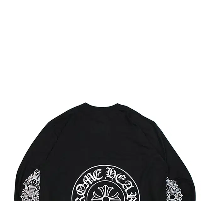 Chrome Hearts Beijing Horseshoe Cross Long Sleeve Tee Black