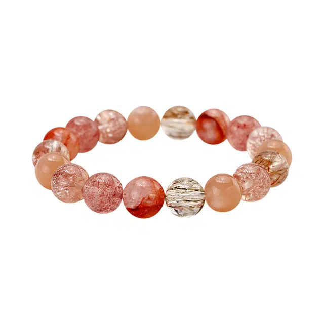 金六福吉祥 【诸事顺利】烟花多宝 新中式国潮复古高级感轻奢精致百搭招财纳福#好运 水晶 手串 男女同款情侣款