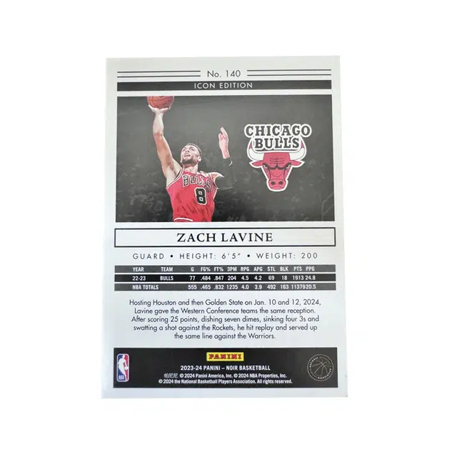 PANINI 2023-24 Noir 8199 IconEditionBase