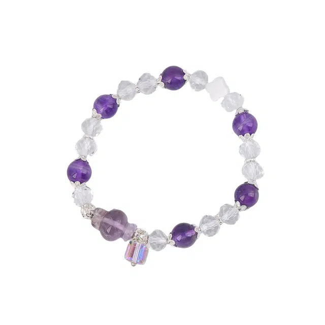 石在行 招财进宝 国潮财神 复古大气设计感 好事连连盘玩 礼盒 小众新中式福瑞平安好运 水晶 手串 女款