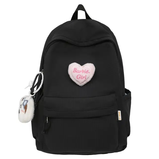 行途 简约百搭少女轻便逛街 尼龙 双肩包 男女同款情侣款 黑色/绿色/蓝色/白色/紫色/粉色