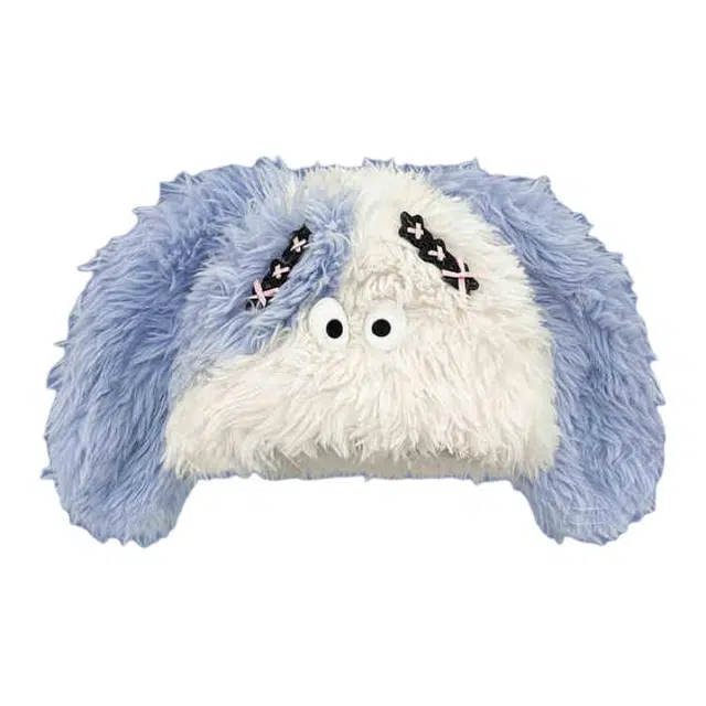 木林森 韩版日系可爱拼色大耳朵秋冬季护耳小众保暖套头休闲简约 毛绒 绒线帽 男女同款情侣款