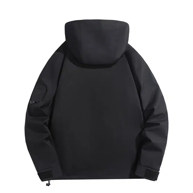 雅鹿  山系户外可脱卸内胆连帽三合一  防水防风保暖冲锋衣 男女同款