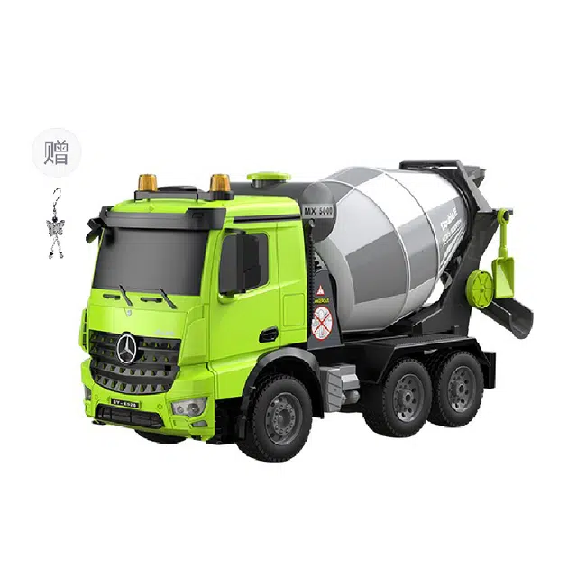 双鹰 奔驰水泥搅拌车自卸车吊车电动工程车 遥控玩具