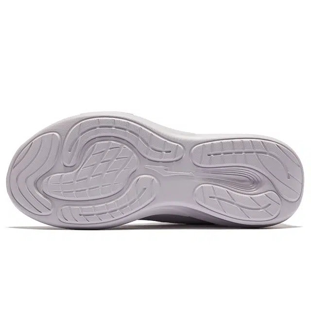 鸿星尔克 舒适透气减震回弹 低帮跑步鞋 女款 晨雾紫矿物紫