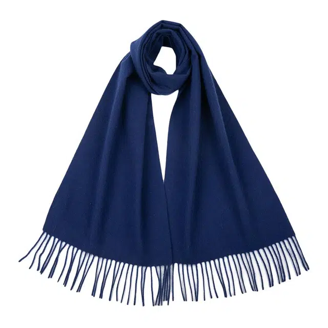 恒源祥 保暖 素色短绒 山羊绒 绒线围巾 男款