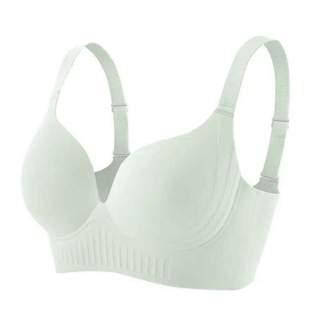 新世家族 简约无痕薄款收副乳聚拢无钢圈舒适透气一片式文胸 女款 组合装