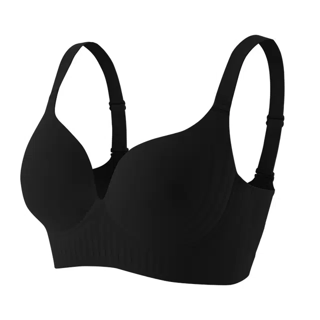 新世家族 简约无痕薄款收副乳聚拢无钢圈舒适透气一片式文胸 女款 组合装