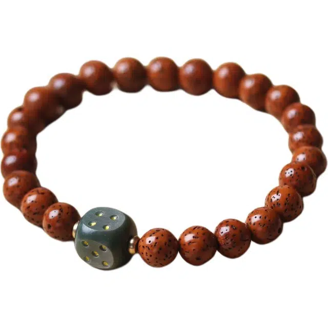 書卓 精致简约气质百搭搭配骰子 星月菩提 手串 男女同款情侣款