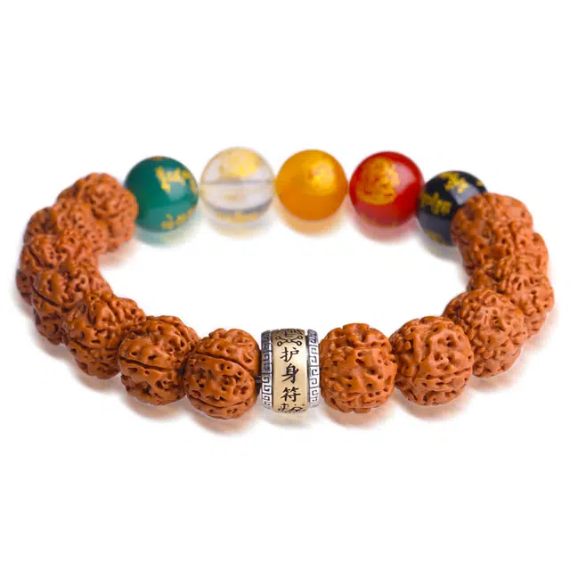 豆蔻时光 精品 爆肉 五路财神 时来运转护身符纳福时来运转#好运 金刚菩提 手串 男女同款情侣款