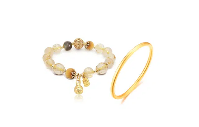 迎百宝 发财暴富吞金兽 好运新中式国潮风一步一响叠戴两件套 精致优雅轻奢高级感学业事业上岸招财纳福 合金 手串 男女同款情侣款