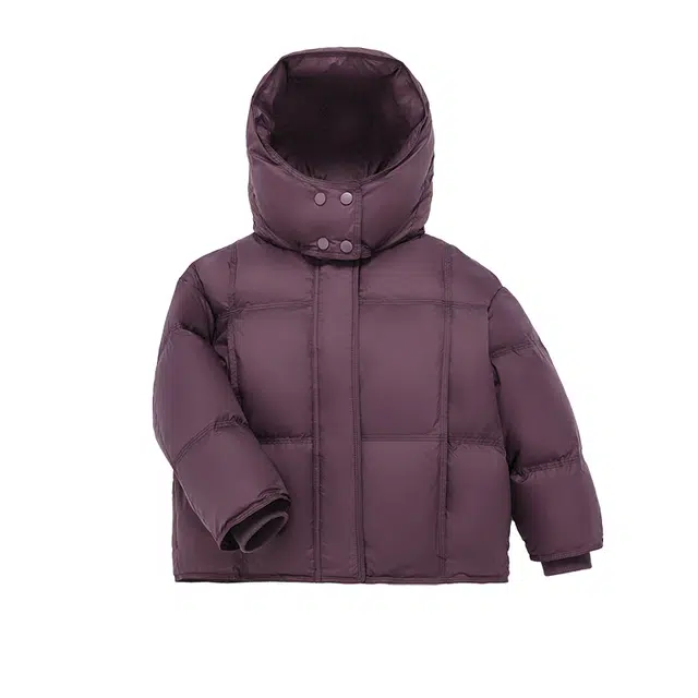 雅鹿羽绒服 时尚简约连帽百搭休闲长袖 青少年