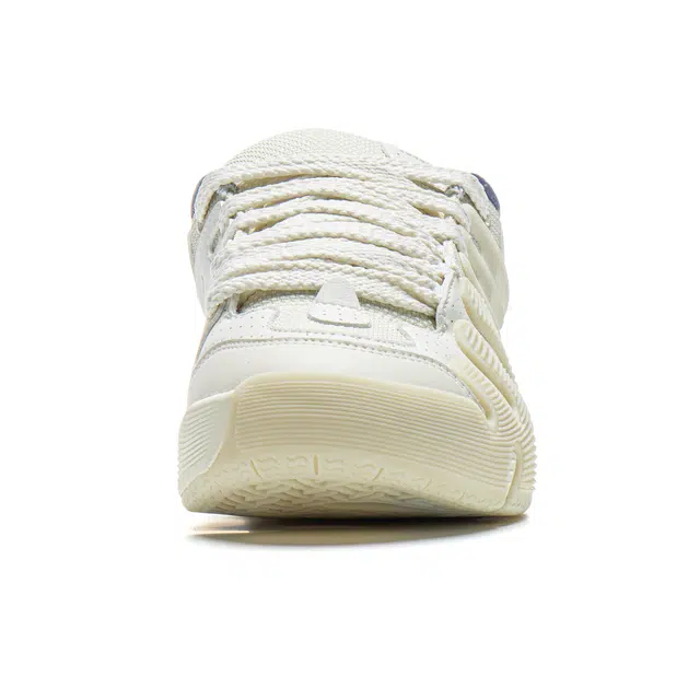 中国李宁 滑板系列 潮流运动 耐磨防滑 低帮 板鞋 男女同款 米白色