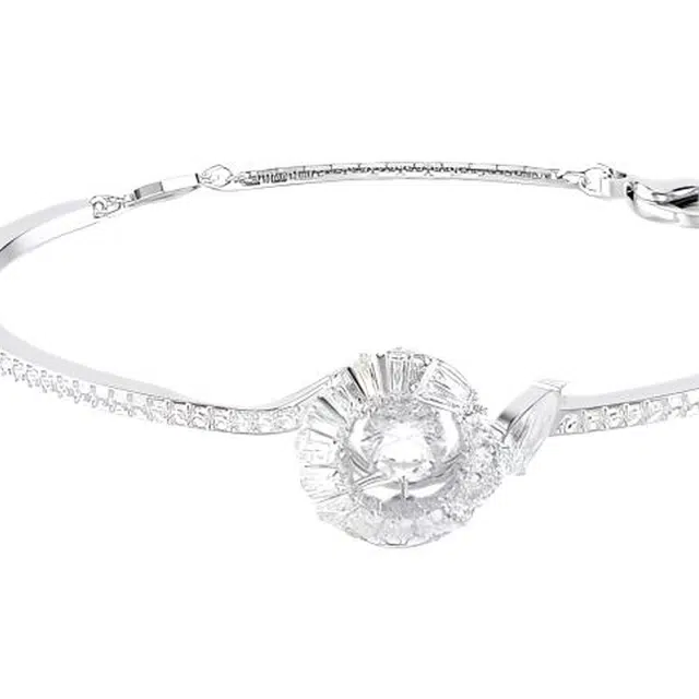 Swarovski Serpentine Bracelet Rhodium Plated Silver