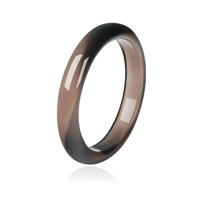 尚仟伊 新中式国潮国风高级冰茶色 小众古风清冷感精致优雅 闺蜜节日生日送礼 黑曜石 手镯 男女同款情侣款