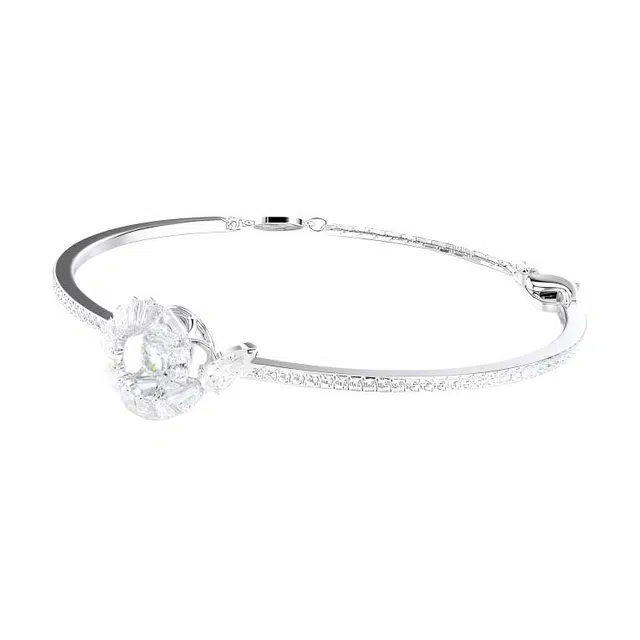 Swarovski Serpentine Bracelet Rhodium Plated Silver