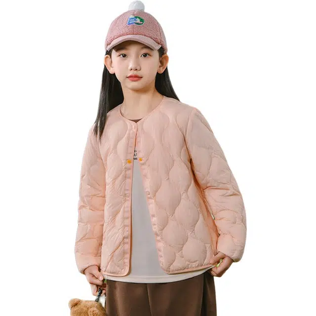 雅鹿羽绒服 时尚洋气轻薄修身纯色保暖 青少年