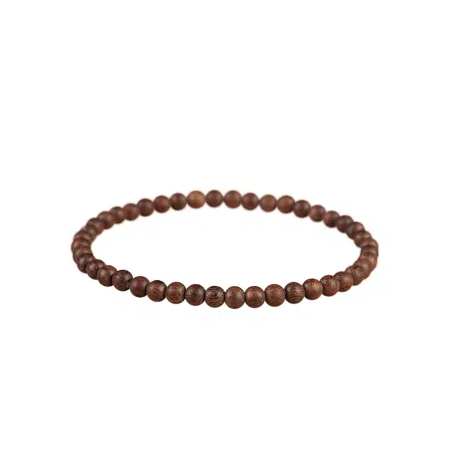 芳缘小傅 高密老料细小单圈佛珠檀香 金丝檀木 手串 男女同款情侣款