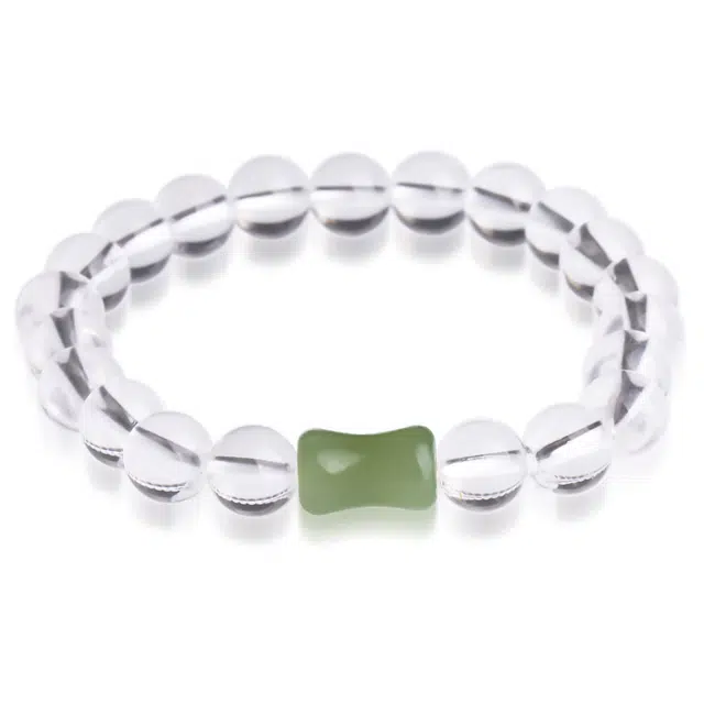 豆蔻时光 显白高级感未来可期转运串珠气质款 清冷冰山大美人感 好运# 水晶 手串 男女同款情侣款