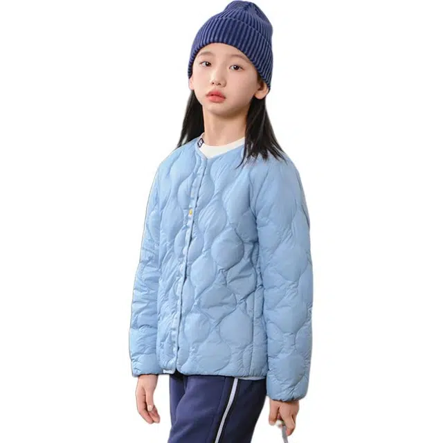 雅鹿羽绒服 时尚洋气轻薄修身纯色保暖 青少年