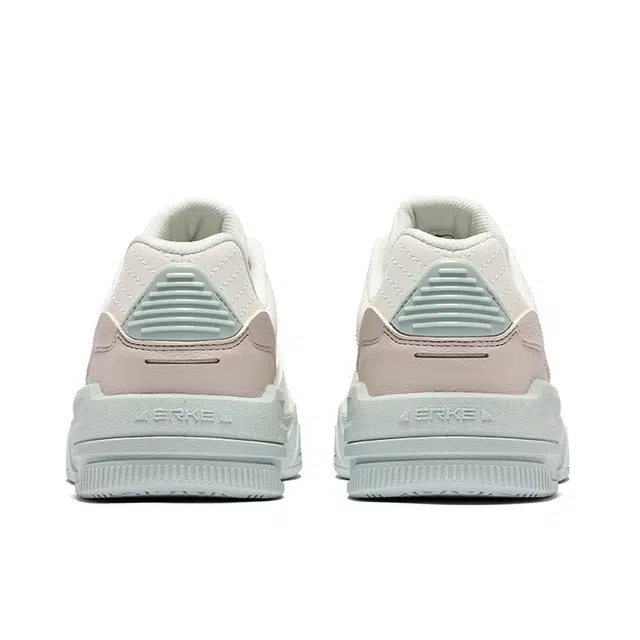 鸿星尔克 出鞘 潮流百搭 耐磨防滑 低帮 板鞋 女款 微晶白粉刷灰