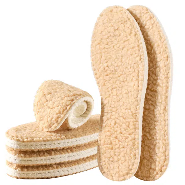 足印部落 马丁靴雪地靴专用加绒加厚防寒不冻脚踩屎感久站不累吸汗防臭 羊毛毡 鞋垫 男女同款情侣款