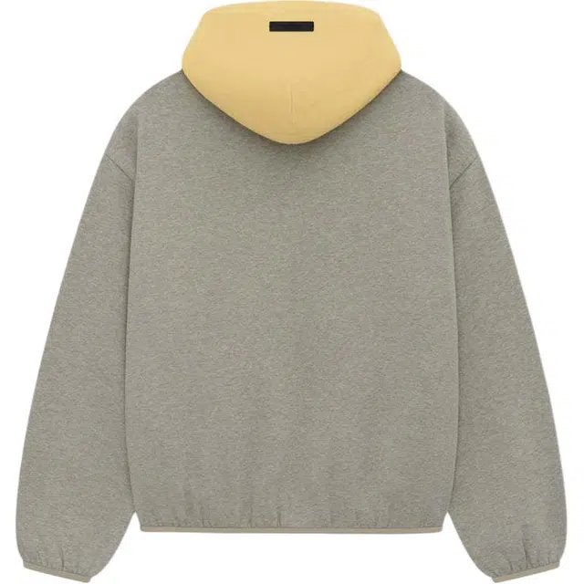 Fear of God Essentials x NBA FW24 Essentials Lakers Hoodie logo Warm Heather