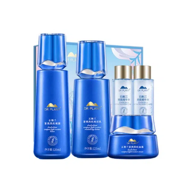 植物医生 石斛兰抗皱滋养修护护肤套装组合 保湿滋润紧致补水 凝露+乳液+面霜