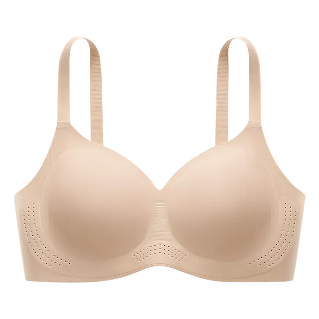 菇娘家 软支撑大胸显小大码无痕聚拢文胸 女款