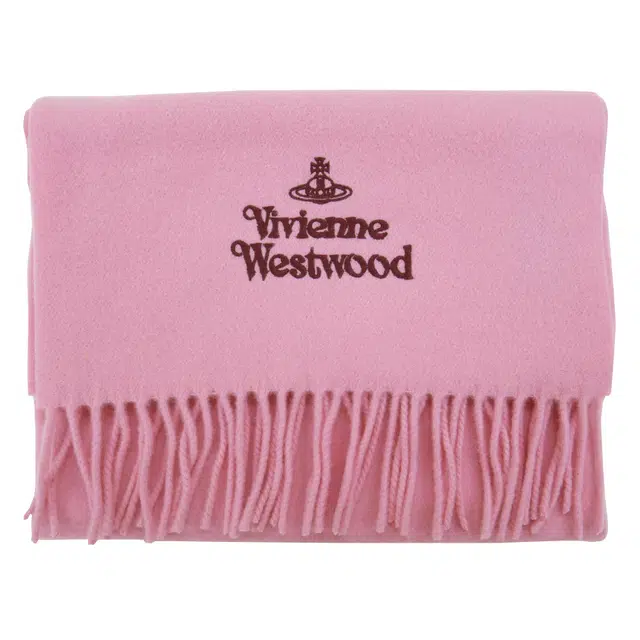 Vivienne Westwood Wool Scarf Pink