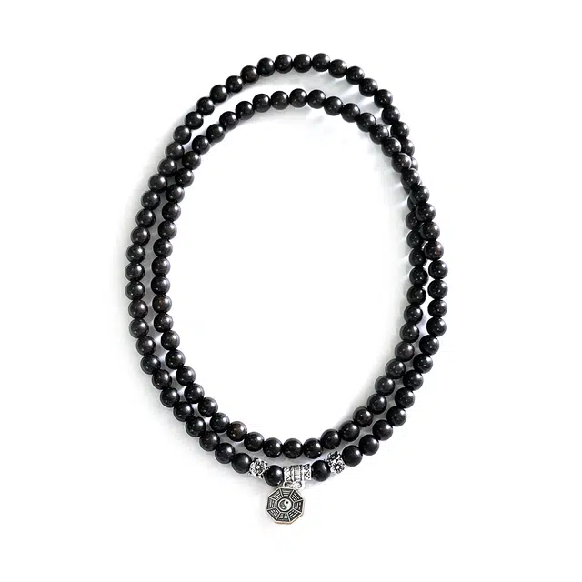 京华录 新中式太极八卦本命年转运 招财转运禅意典雅温柔气质文艺范 学业有成升职加薪#好运 黑檀 木作手串 男女同款情侣款