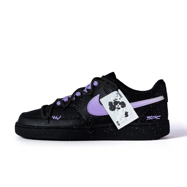 Nike Court Vision Black Purple
