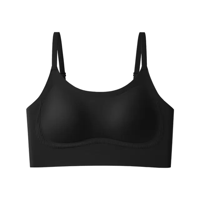 新世家族 磨毛无痕无钢圈美背聚拢收副乳防下垂保暖背心式文胸 女款 组合款