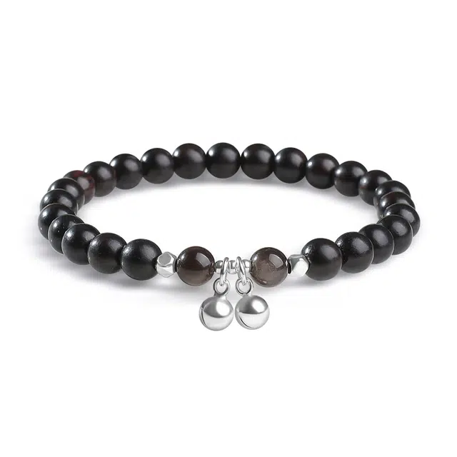 木盛缘 一步一响铃铛 黑檀 手串 女款