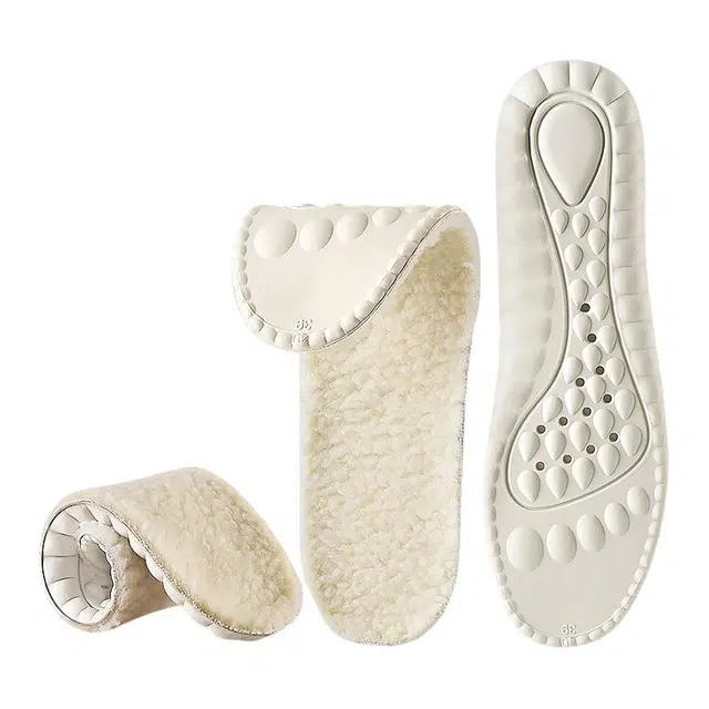 足印部落 加绒加厚防寒不冻脚软底舒适马丁靴雪地靴专用 乳胶羊羔绒 鞋垫 男女同款情侣款