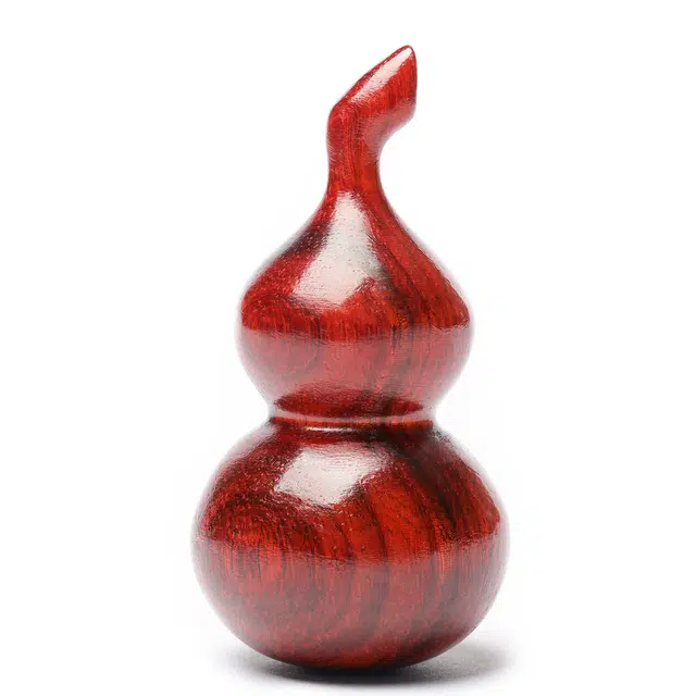 三檀小舍 国风国潮新中式 平安喜乐福运连连财源广进 好运小众文玩盘玩 血檀 木作把件 男女同款情侣款