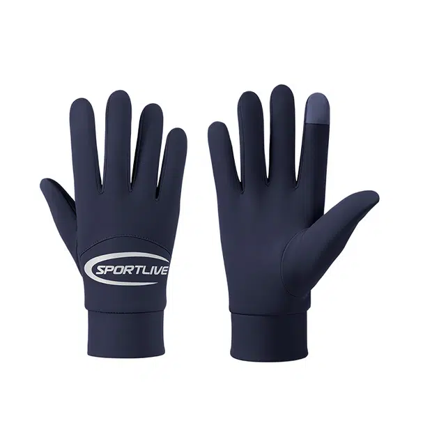 南极人 秋冬季骑行防风防泼水 加绒户外登山运动可触屏防寒 加厚 保暖手套 男款