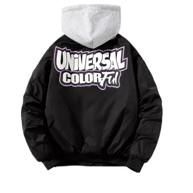 玉儿恋 加厚棒球嘻哈宽松飞行员夹克棉衣棉服 男款