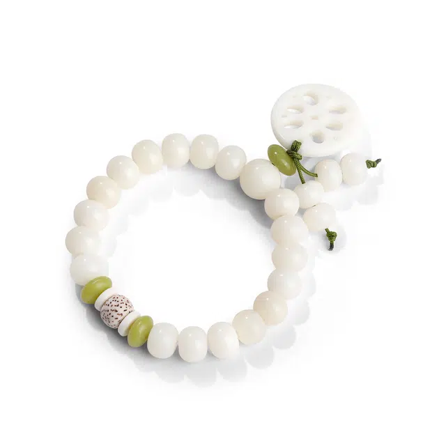 【佳"偶"天成】 琢玉居 莲藕 复古国潮 轻奢高级感 显白 转运珠 文玩佛珠 念珠把件 #好运 菩提子/菩提籽 手串 男女同款情侣款