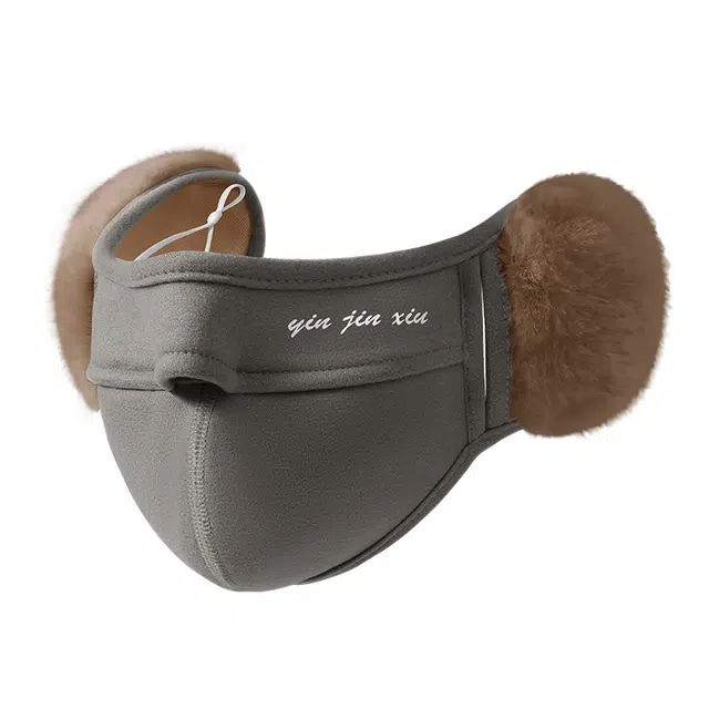 南极人 保暖口罩耳罩二合一冬季高颜值防寒脸罩骑行护脸护耳透气防冻 加厚 防晒面罩 男女同款情侣款