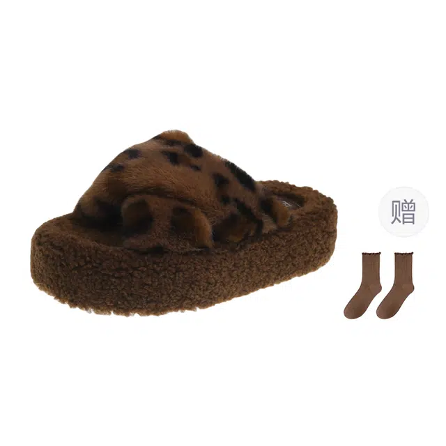 小鹿米利 厚底设计感小众休闲户外 防滑一字拖鞋 女款