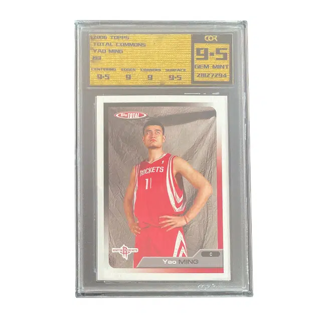 Topps 2006-07 Total Yao Ming COR 9.5