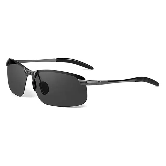 苍木优品 日夜两用偏光变色 开车驾驶员专用晚上夜间 合金 方形 太阳眼镜 男女同款情侣款