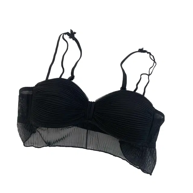 欧诗帛 甜美纯欲风小胸聚拢网纱无钢圈文胸 女款 组合装